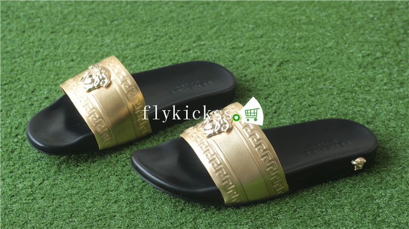 Golden Versace Slipper